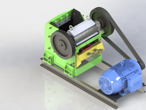 Jaw crusher 3Dモデル