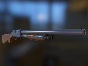 shotgun Modelo 3D