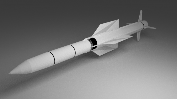sm-2 missile defense 3D Model .c4d .max .obj .3ds .fbx .stl .blend