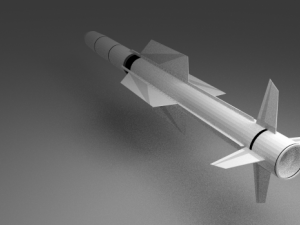 sm-2 missile defense 3D Model