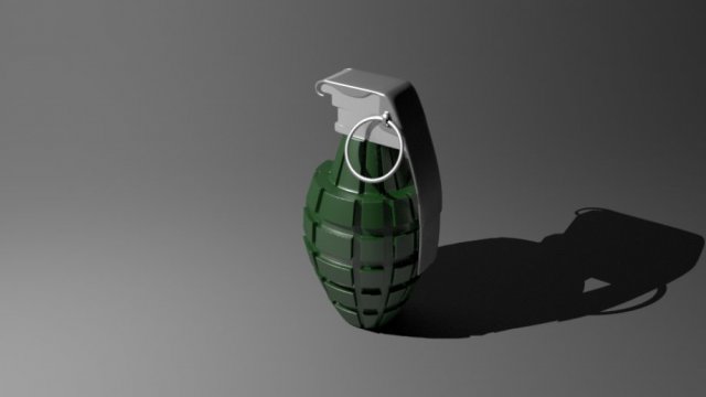 grenade Modello 3D .c4d .max .obj .3ds .fbx .stl .blend 