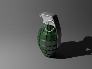 grenade 3D Model