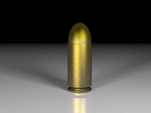 bullet shell pistol 3D Model