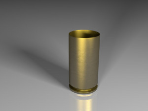 bullet shell pistol 3D Model
