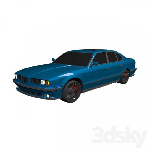 car 3D Model .c4d .max .obj .3ds .fbx .stl .blend 