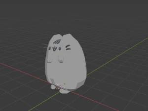 pusheen Modello 3D