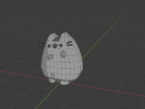 pusheen Modello 3D
