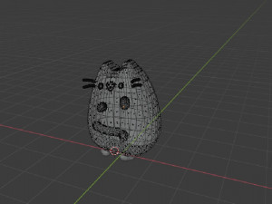 pusheen 3D 모델