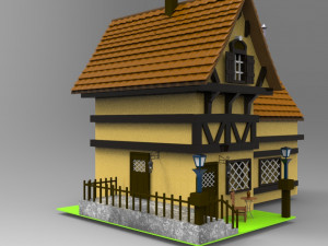 carton house 3D 모델