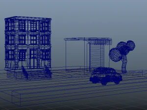 low poly 3d environment 3D Model