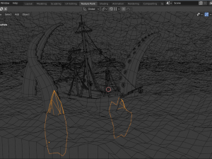 ship at sea 3D 模型