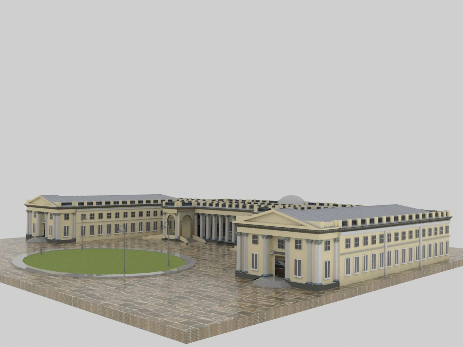 alexander palace 3D Model .c4d .max .obj .3ds .fbx .stl .blend 