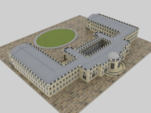 alexander palace 3D 模型
