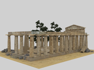 athena temple - temple of athena 3D Model
