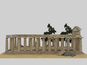 athena temple - temple of athena Modello 3D