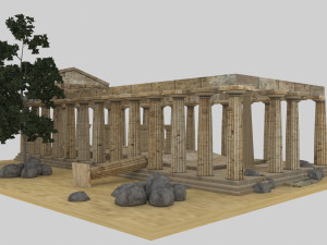 athena temple - temple of athena Modello 3D