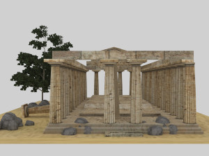 athena temple - temple of athena Modello 3D