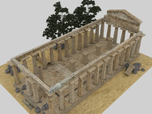 athena temple - temple of athena Modello 3D