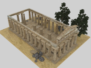 athena temple - temple of athena Modello 3D