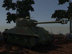 sherman 3D 모델
