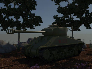 sherman 3D Model