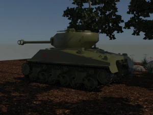 sherman 3D Model