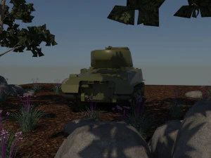 sherman 3D Model