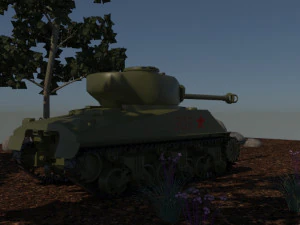 sherman 3D Model