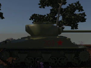 sherman 3D Model
