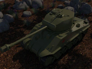 sherman 3D Model