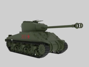 sherman 3D Model