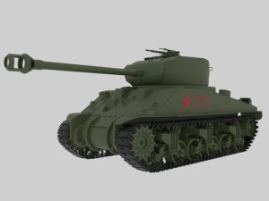 sherman 3D Model