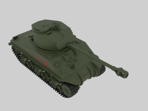 sherman Modelo 3D