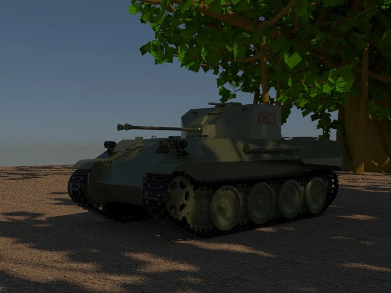 flakpanzer antiaircraft 3D Model .c4d .max .obj .3ds .fbx .stl .blend