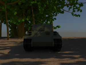 flakpanzer antiaircraft 3D Model