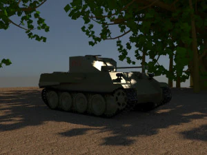 flakpanzer antiaircraft 3D Model