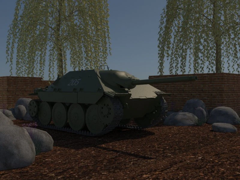 jagdpanzer Modello 3D .c4d .max .obj .3ds .fbx .stl .blend 