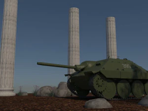 jagdpanzer Modello 3D