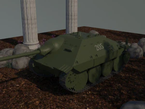 jagdpanzer Modello 3D