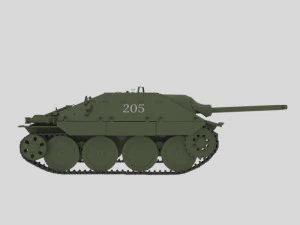 jagdpanzer Modello 3D