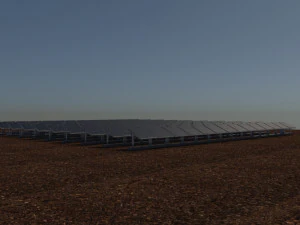 100 250 500 kilovatlık g&uuml;neş enerjisi sistemi 3D Model