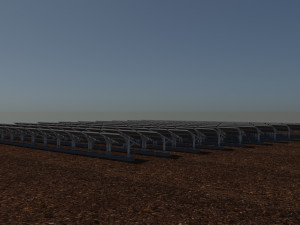 100 250 500 kilowatts solar system Model 3D