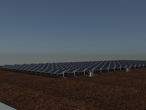 100 250 500 kilowatts solar system Model 3D