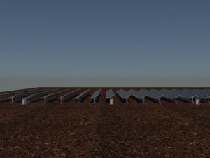100 250 500 kilowatts solar system Model 3D