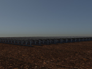 100 250 500 kilowatts solar system Model 3D