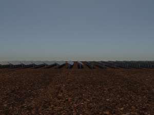 100 250 500 kilowatts solar system Model 3D
