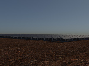 100 250 500 kilowatts solar system Model 3D