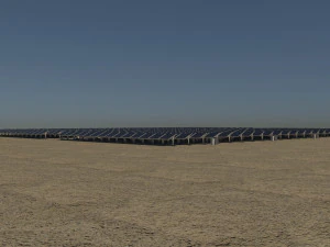 100 250 500 kilowatts solar system 3D Model