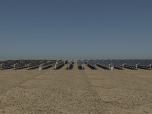 100 250 500 kilowatts solar system Model 3D