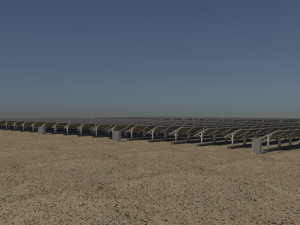 100 250 500 kilowatts solar system Model 3D